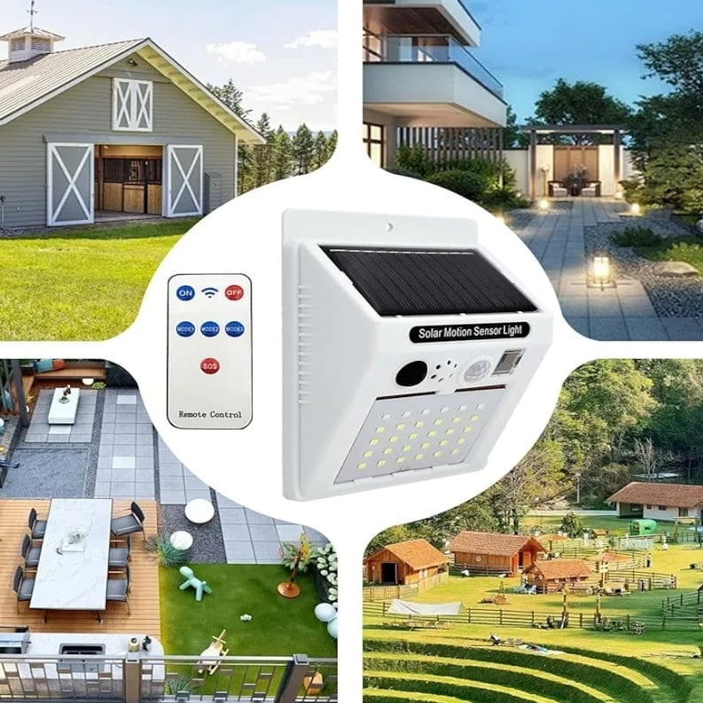Alarm Sound Security Solar Lamp with Motion Detector