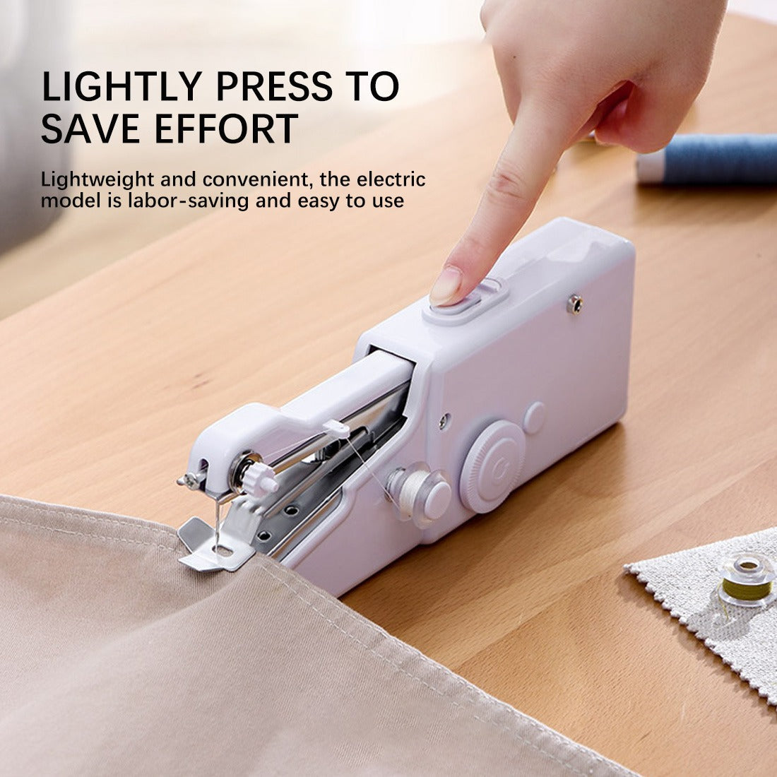 Handy Stitch Portable Cordless Sewing Machine for Quick Repairs